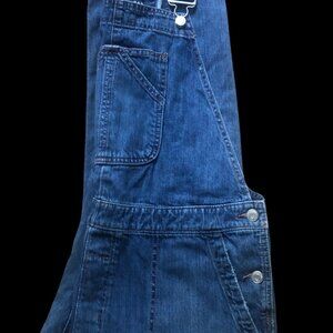 Womens GAP Overall Jeans Size Large - Like New